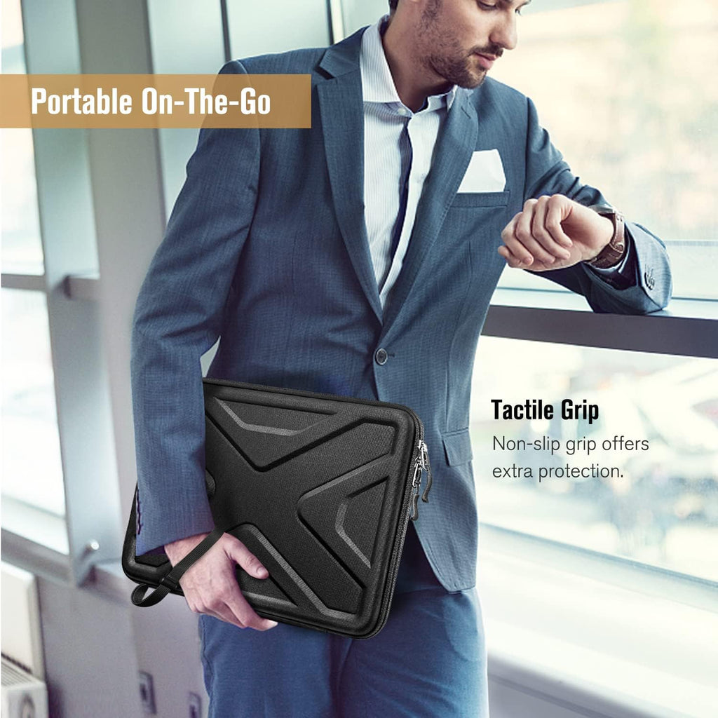 Hard Shell Laptop Sleeve Case for 15" Macbook Air M5/A3448 (2026) | 16" Macbook Pro M5 Pro/Max A3428 A3429 (2026) M4/M3/M2/M1, 15 Surface Laptop, Shockproof Computer Bag