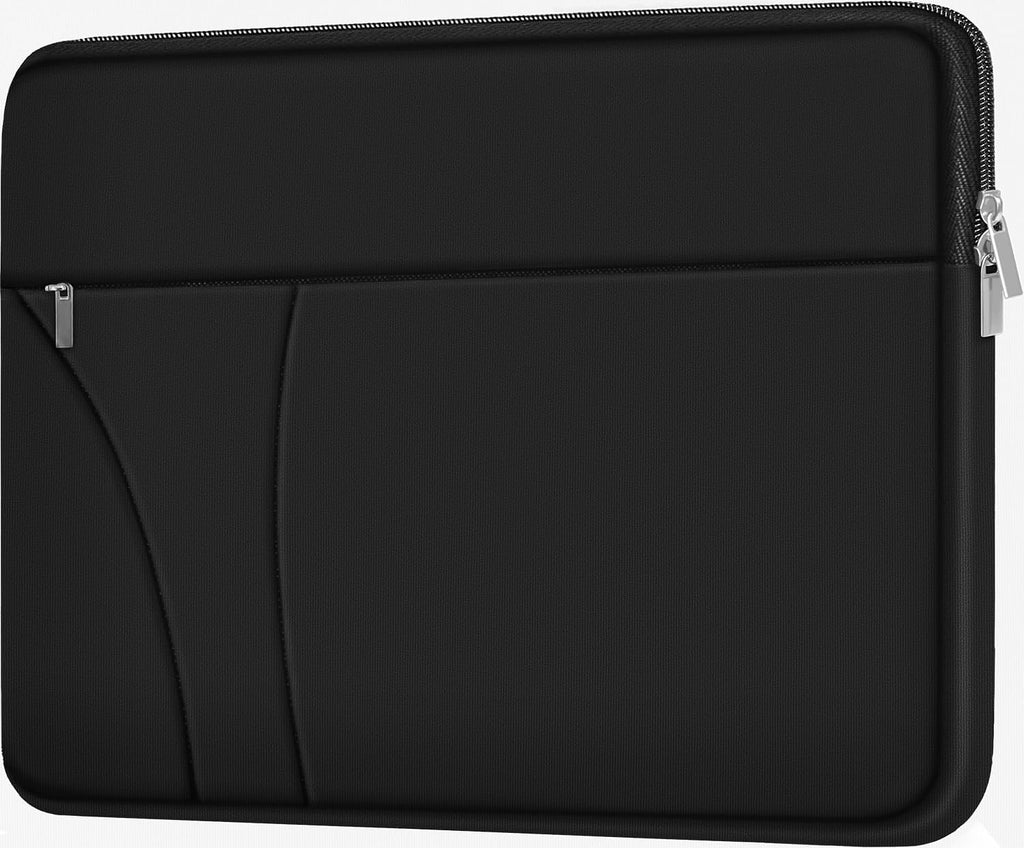 Laptop Case 14 Inch Slim Traveling Laptop Sleeve Cover with Zippered Pocket | Laptop Bag, Shockproof Protective Carrying Briefcase Computer Case for 14" Macbook Air/Pro, HP, Dell, Lenovo, Acer, Black