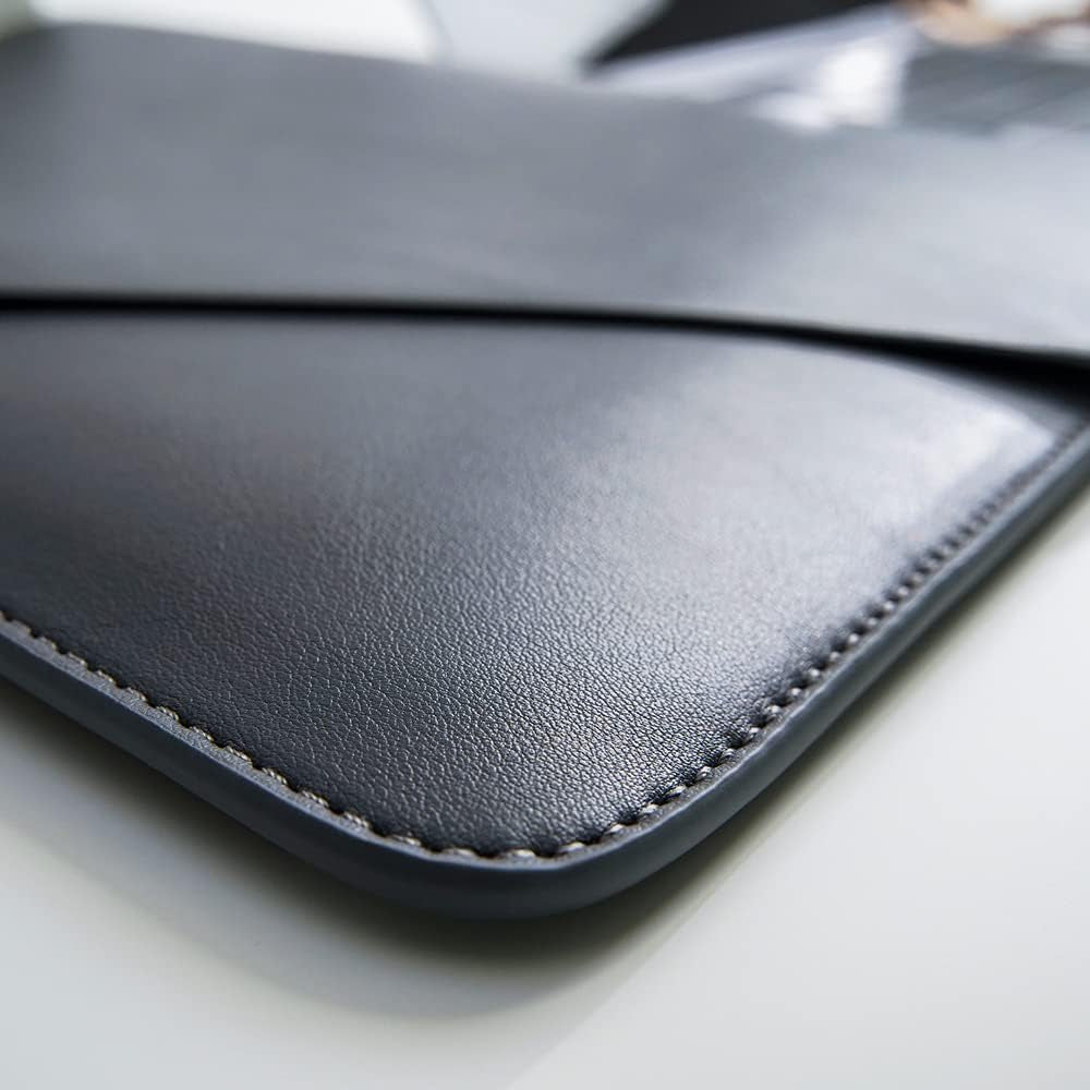 Laptop Sleeve 15 Inch Compatible with New Macbook Pro 15, New Macbook Pro 16 A2991, Surface Book 15, Dell XPS 15 with Small Pouch, Mouse Pad and Cord Organizer, Color Dark Grey