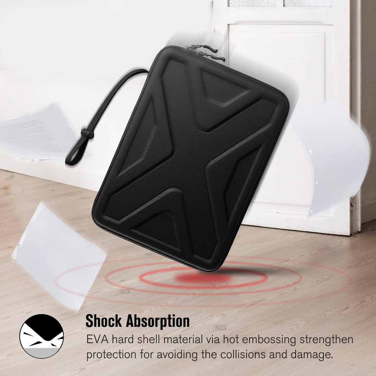 Hard Shell Laptop Sleeve Case for 15" Macbook Air M5/A3448 (2026) | 16" Macbook Pro M5 Pro/Max A3428 A3429 (2026) M4/M3/M2/M1, 15 Surface Laptop, Shockproof Computer Bag