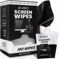 Screen Wipes (150 Pack) - Electronic Wipes, Computer Screen Cleaner Wipes for Electronics | Computer Screen Wipes & Laptop Cleaner, Phone Wipes, Car Screen Cleaner & More - Microfiber Included
