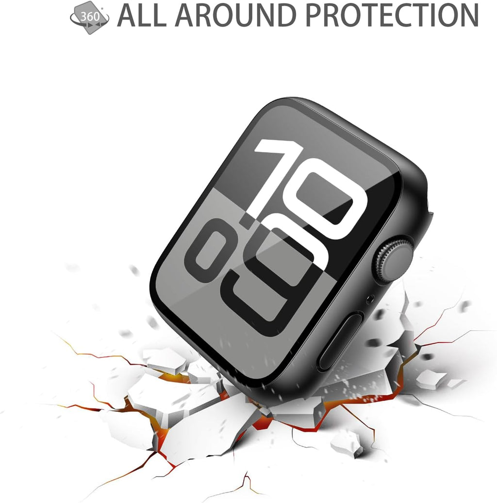 Protective Case with Screen Protector for 46mm Apple Watch Series 11/10