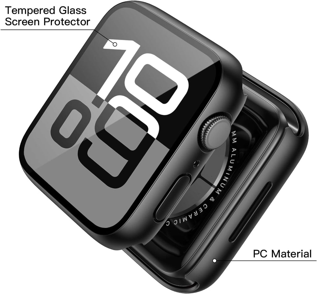 Protective Case with Screen Protector for 46mm Apple Watch Series 11/10