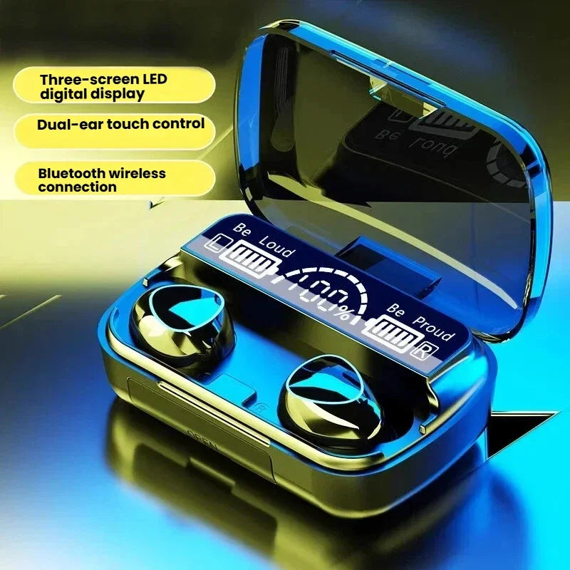 2025 New Wireless Bluetooth Earphones, Digital Display TWS, Ultra Long Range in Ear Gaming and Mobile Gaming Earphones