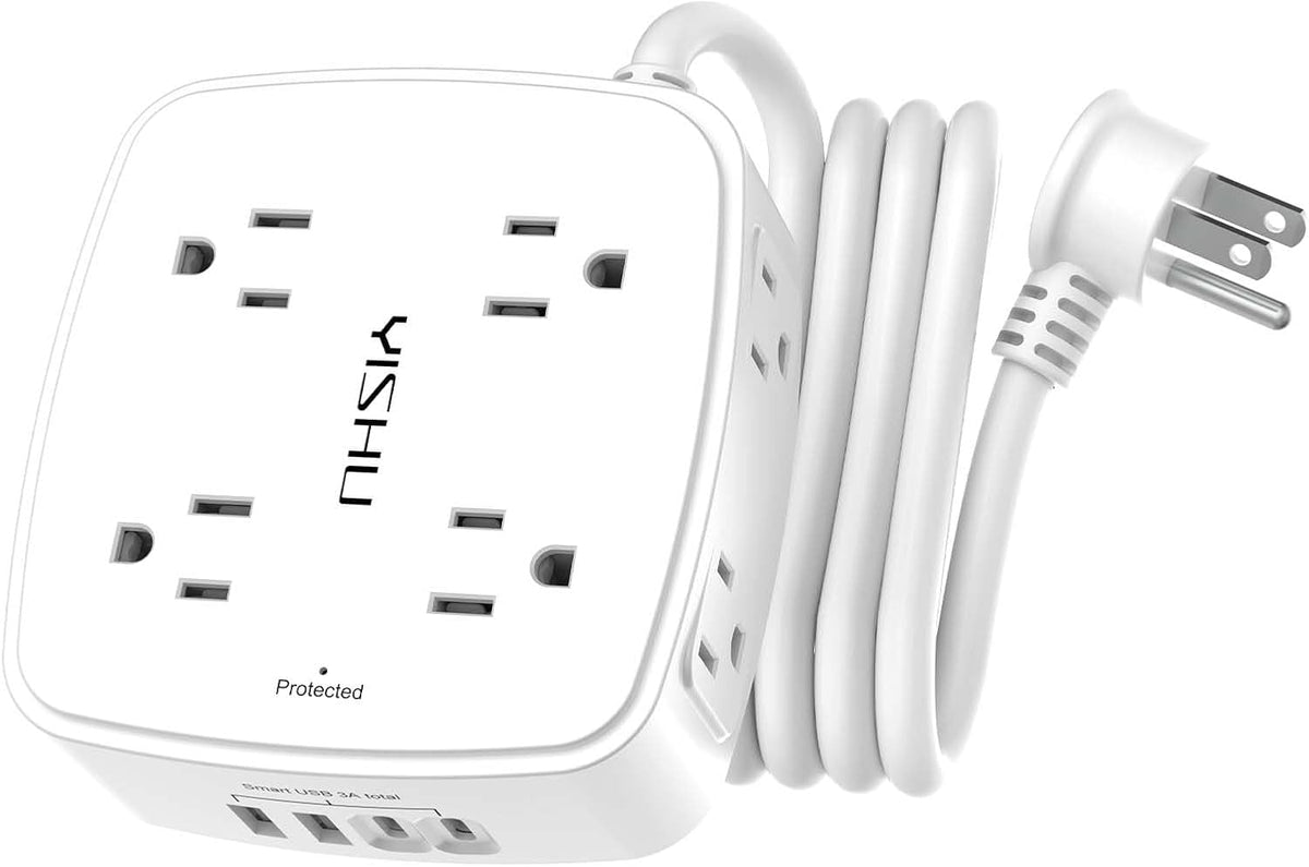 6Ft Surge Protector Power Strip with 8 Outlets & 4 USB Ports