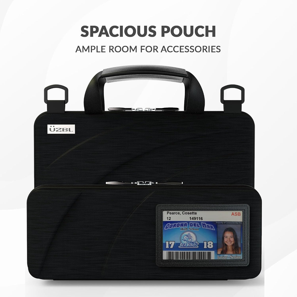 13-14 Inch Always on Pouch Work in Case for Chromebook and Laptops, Designed for Students, Classrooms, and Business
