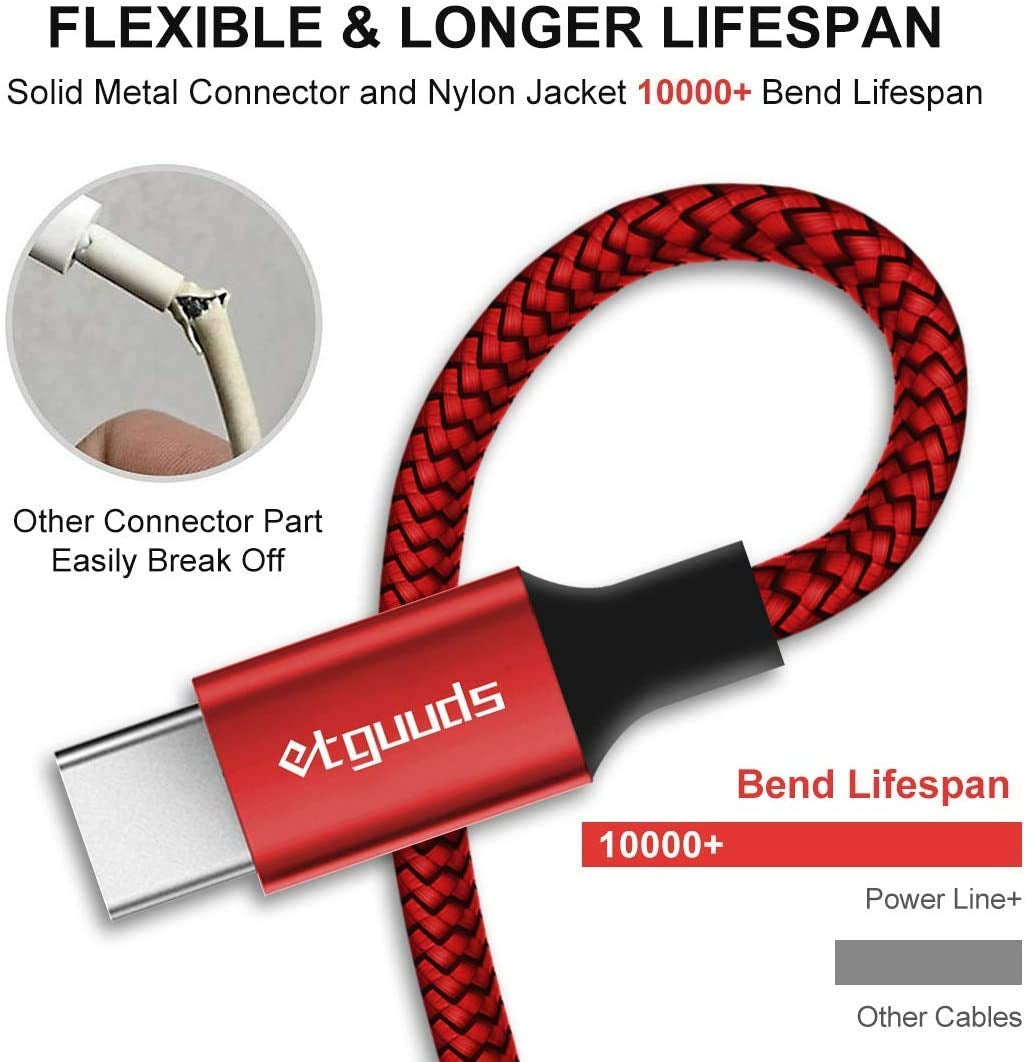 Long USB to USB C Cable, 16Ft USB a to USB C Cable Fast Charging | for Iphone 17 16 15 Pro Max plus 17 Air 16E Charger Type C, Samsung Galaxy S26 S25 S24 S23 S22 S21 S20 A17 A16