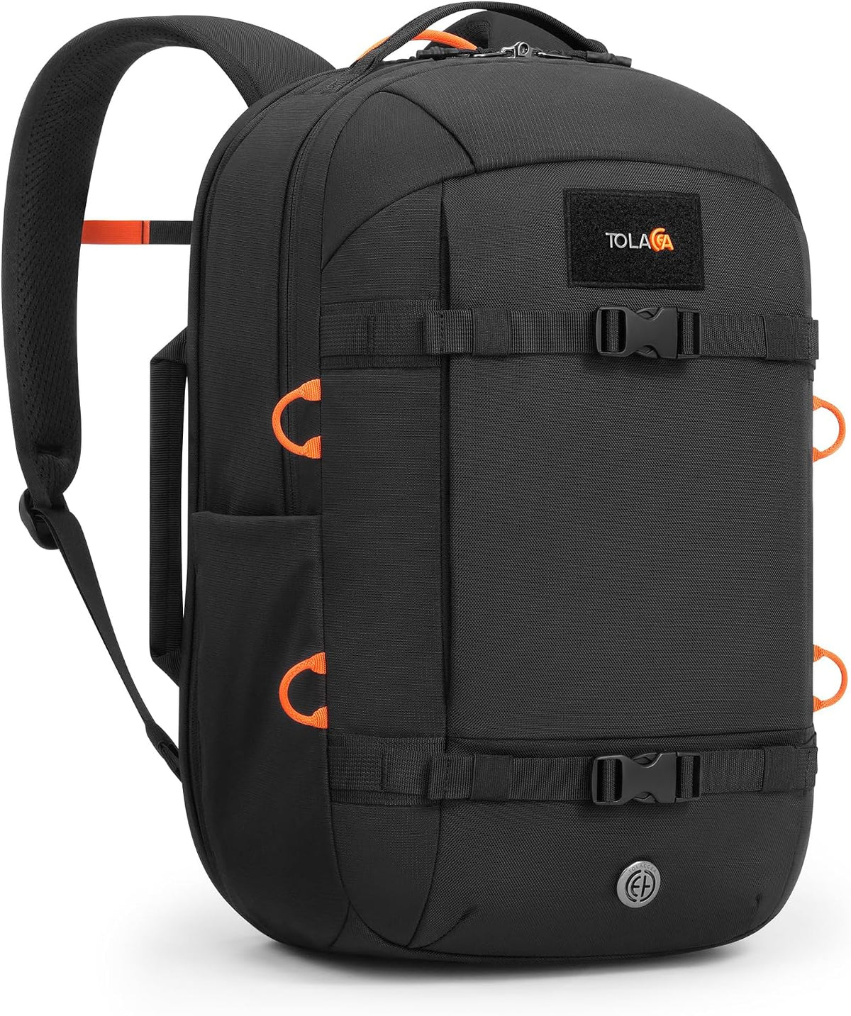 Travel Laptop Backpack 30L Carry on TSA Approved for Commute Trips | 100% RPET Recycled Fabric | Eva-Cushioned Laptop Protection | TSA 180° Lay-Flat Opening | Reinforced Stability Base Panel